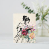 ありがとう ヴィンテージスタイル ポストカード (スタンド正面)