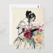 ありがとう ヴィンテージスタイル ポストカード (正面/裏面)