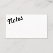 ありがとう! 一般的な乗車の共有の名刺 紹介カード (裏面)