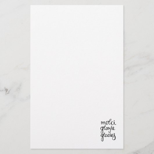 ありがとう 便箋 (正面)