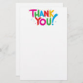 ありがとう! 便箋 (正面/裏面)