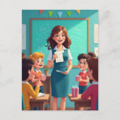 "ありがとう、先生！" ポストカード (正面)