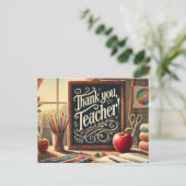 "ありがとう、先生！" ポストカード (スタンド正面)