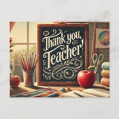 "ありがとう、先生！" ポストカード (正面)