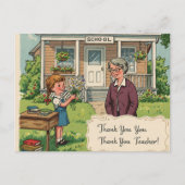 "ありがとう、先生！" ポストカード (正面)