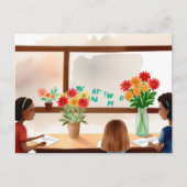 "ありがとう、先生！" ポストカード (正面)