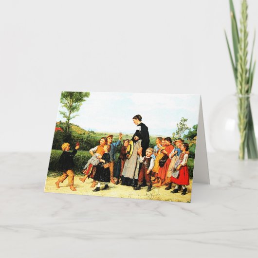 ありがとう、先生。美術カード サンキューカード (正面)