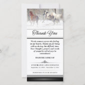 ありがとう – 冬馬 – 言葉は表現できない サンキューカード (正面)