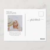 ありがとう 卒業 現代の写真 卒業おめでとう ポストカード (裏面)