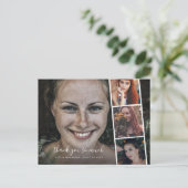 ありがとう 卒業 現代 大学 フォト コラージュ ポストカード (スタンド正面)