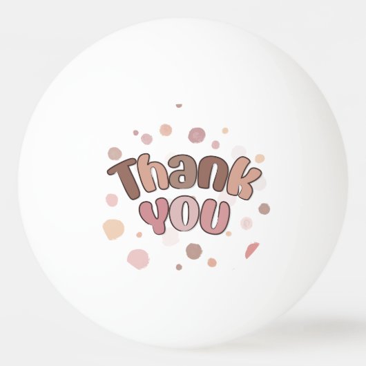 ありがとう 卓球ボール (正面)