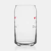 ありがとう、名前を追加するテキストメッセージ ガラス缶 (左)