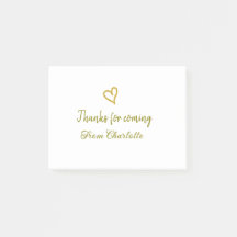 ありがとう、名前を追加 - テキストメッセージ - ゴールドハート