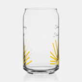 ありがとう、名前を追加 - テキストメッセージ - 太陽 ガラス缶 (右)