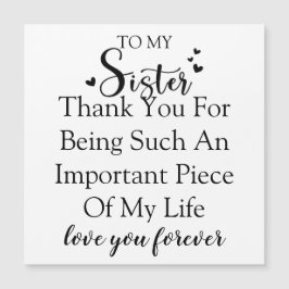 ありがとう、姉妹へ　私の人生にいてくれてありがとう