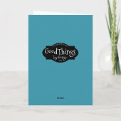 ありがとう、思いやりのある医師 サンキューカード (裏面)