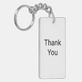 ありがとう – 感謝している キーホルダー (正面左)