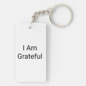 ありがとう – 感謝している キーホルダー (裏面)