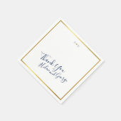 ありがとう。感謝してい結婚会 スタンダードカクテルナプキン (角)