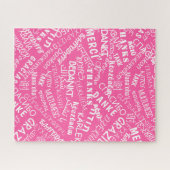 ありがとう！-数々の言語 – 国際的世界 ジグソーパズル (横)