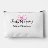 ありがとう　来てくれて　名前： アクセサリーポーチ (裏面)