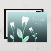 ありがとう 歯が咲く ポストカード (正面/裏面)