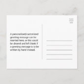 "ありがとう！" +歴史的な木材ミル葉書 ポストカード (裏面)