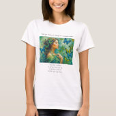 ありがとう、母なる詩Tシャツ。 Tシャツ (正面)