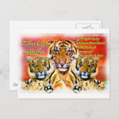 ありがとう、母_ ポストカード (正面/裏面)