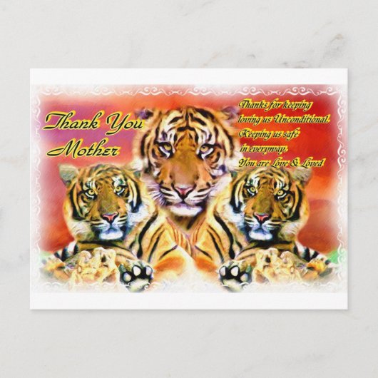 ありがとう、母_ ポストカード (正面)