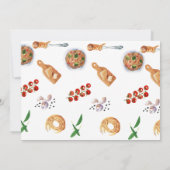 ありがとう！ 水彩イタリアンフード サンキューカード (裏面)