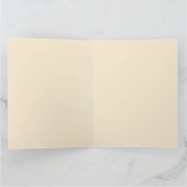 ありがとう – 水色カボチャフローラデザイン- カード (内部)