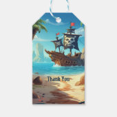 ありがとう!海賊の楽園の誕生日 ギフトタグ (正面)