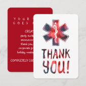 ありがとう、生命の星のぼけ 招待状 (正面/裏面)