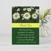ありがとう、白いデイジーの花 サンキューカード (スタンド正面)