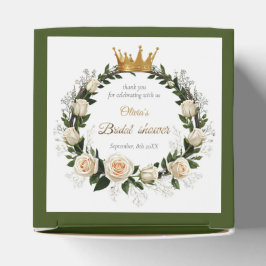 ありがとう 白いバラ & ベビーズブレス フェイバーボックス