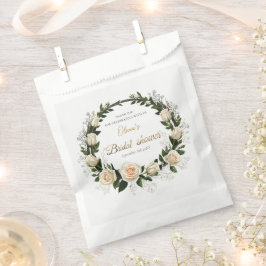 ありがとう 白いバラ & ワイルドフラワーの息吹 フェイバーバッグ