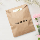 ありがとう、白黒ギフトお願いバッグ フェイバーバッグ (封をした状態)