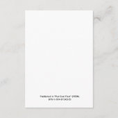 「ありがとう、神」詩 エンクロージャーカード (裏面)