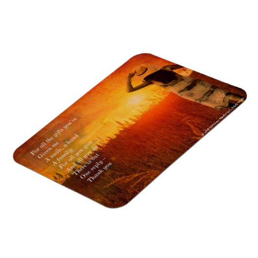 ありがとう – 私に与えられたすべての与え贈り物 マグネット (左側)