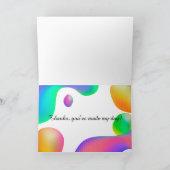 ありがとう、私の一日を作った！ カード (内部)