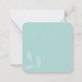 ありがとう。私の1日を明るくしてくれて。メッセージカード ノートカード (裏面)