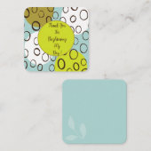 ありがとう。私の1日を明るくしてくれて。メッセージカード ノートカード (正面/裏面)