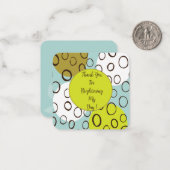 ありがとう。私の1日を明るくしてくれて。メッセージカード ノートカード (正面/裏面インサイチュ)