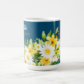 ありがとう 私を花開かせてくれたデイジーマグ コーヒーマグカップ (中央)