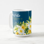 ありがとう 私を花開かせてくれたデイジーマグ コーヒーマグカップ (正面左)