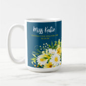 ありがとう 私を花開かせてくれたデイジーマグ コーヒーマグカップ (左)