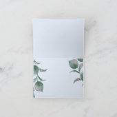 ありがとう | 空色の水彩牡丹 サンキューカード (内部)