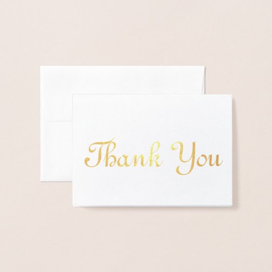 ありがとう 箔カード (封筒付き正面)