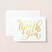 ありがとう 箔カード (封筒付き正面)